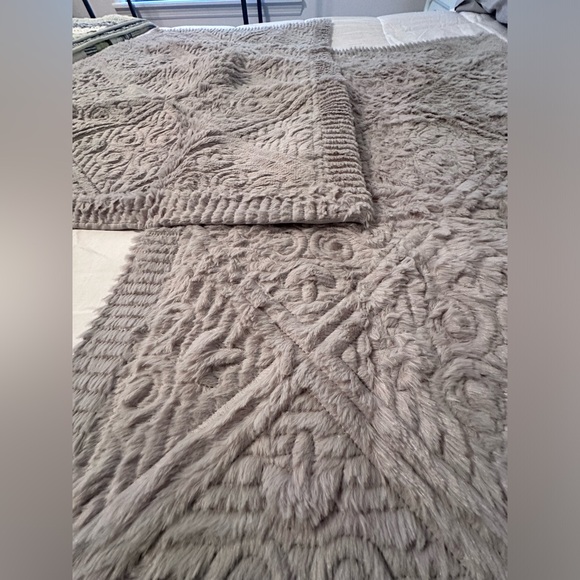 Embroidery Pillow Shams Decorative Microfiber Pillow Shams(Set of 2) 20 X 36 New - Picture 3 of 8